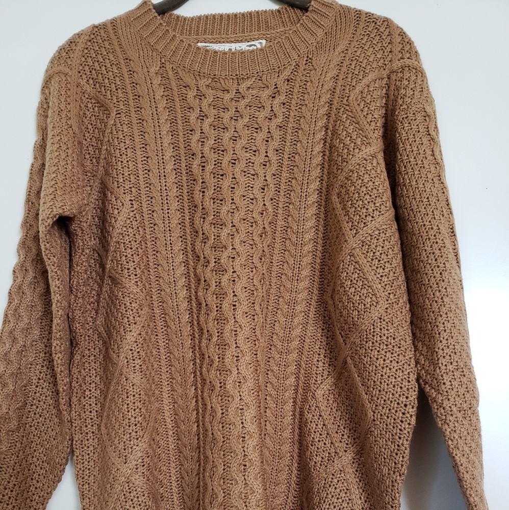 Pink Martini Alpaca blend golden tan sweater